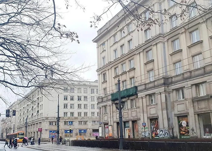 Center Near Public Swimming Pool Apartmán Varšava